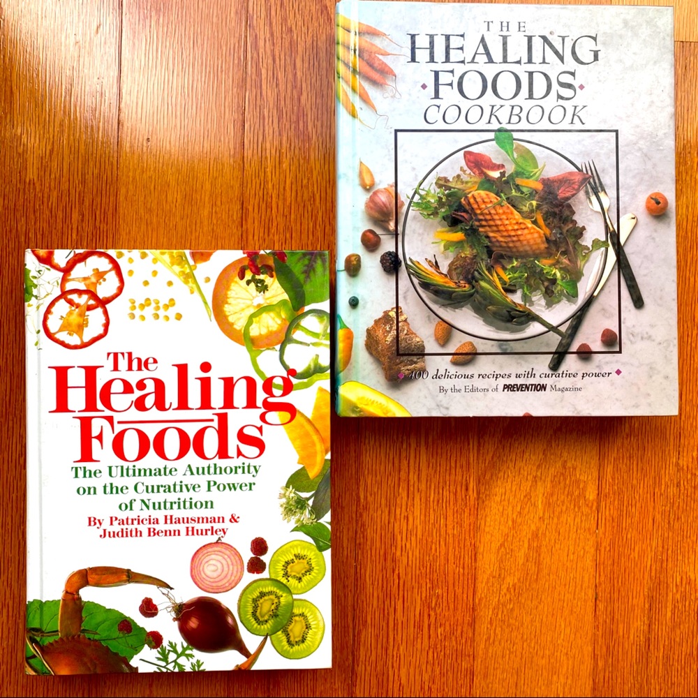 Healing Foods book and Healing Foods Cookbook